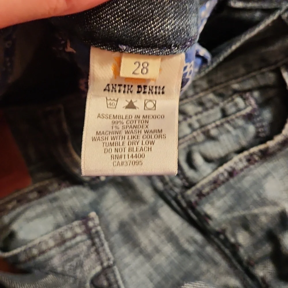 ANTIK DENIM SIZE: 28 💚 MAKE AN OFFER 🫴🏼 - Picture 4 of 10